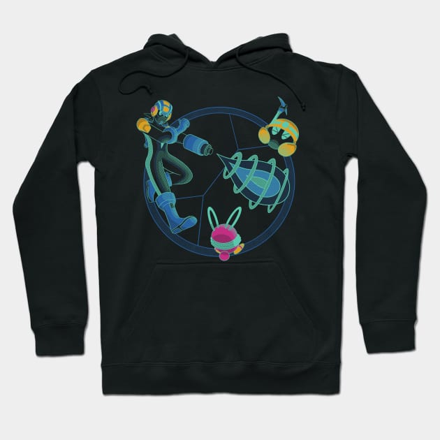 Mega Buster Hoodie by BlocksDrawing